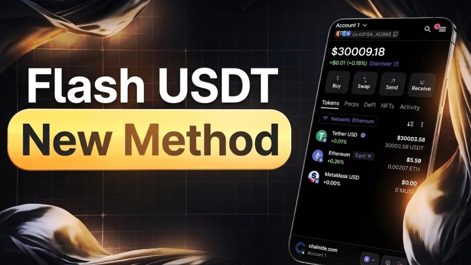 Flash USDT Creation Method Using ChainIDE and MetaMask